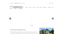 Desktop Screenshot of hardemanlandscape.com